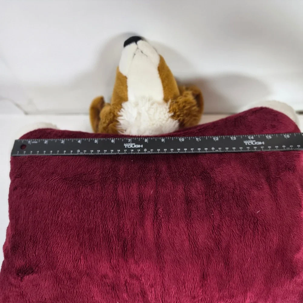 Texas A&M Reveille Pillow Pet Plush Mascot Maroon Logo College Football 12th Man - Picture 7 of 11